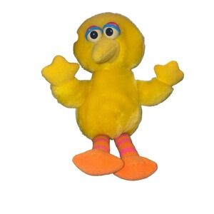 Vintage 90's Playskool Sesame Street Big Bird 9.5 In Plush Stuffy Stuffed Animal